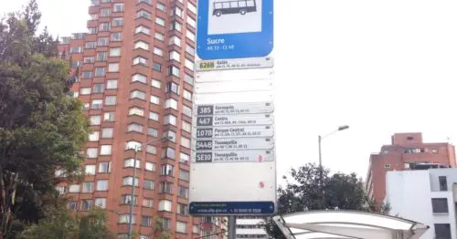 PARADERO SITP BARRIO SUCRE  236A00